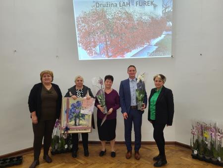 Najvišje priznanje Družini  Lah Furek  iz Podove 29